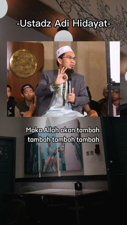 Story WA Motivasi Hidup Ustadz Adi Hidayat #shorts #ustadzadihidayat