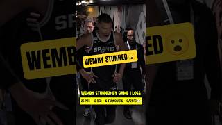 Wemby shot just 28% in Game 1😮