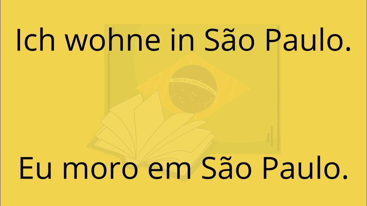 TOP 100 SÄTZE AUF BRASILIANISCH PORTUGIESISCH (DEPT sub) YouTube