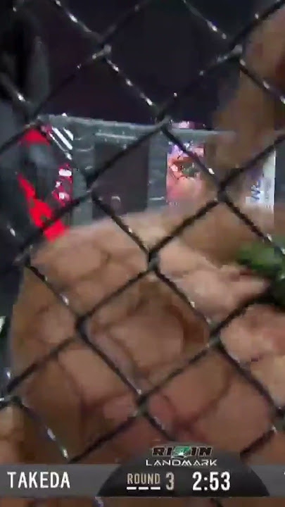 Watch Tofiq Musayev finish Koji Takeda with brutal ground and pound! #rizin #shorts #mma