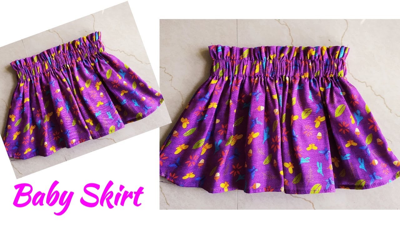 Frill Skirt Cutting And Stitching Baby Skirt YouTube