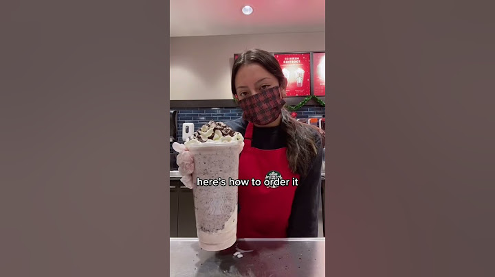 oreo frappuccino at starbucks | how to order #shorts