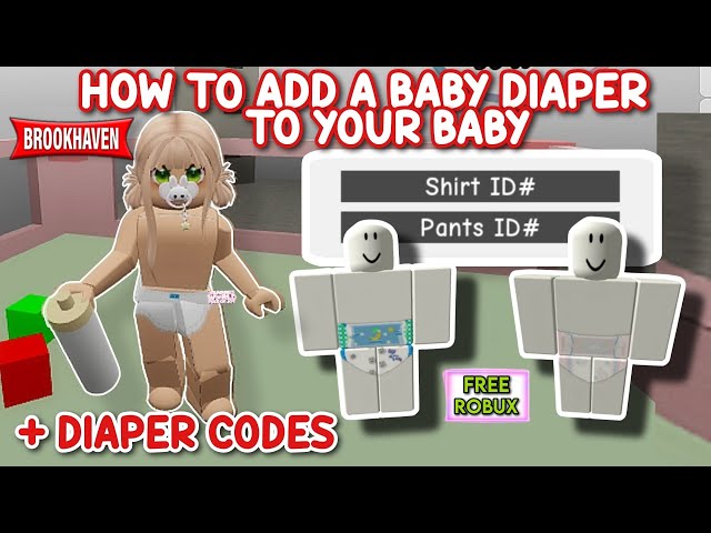 Roblox Brookhaven 🏡RP HOW TO ADD SHIRT IDs and PANTS IDs (All