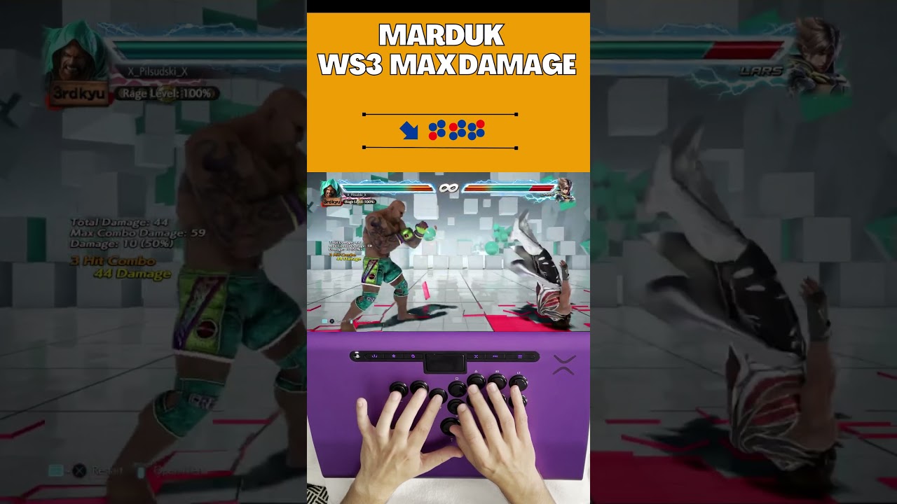 Marduk ws3 Max damage Combo - with Victrix PRO FS 12