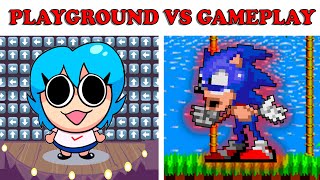 FNF Character Test | Gameplay VS My Playground | Pow Sky | Dorkly Sonic