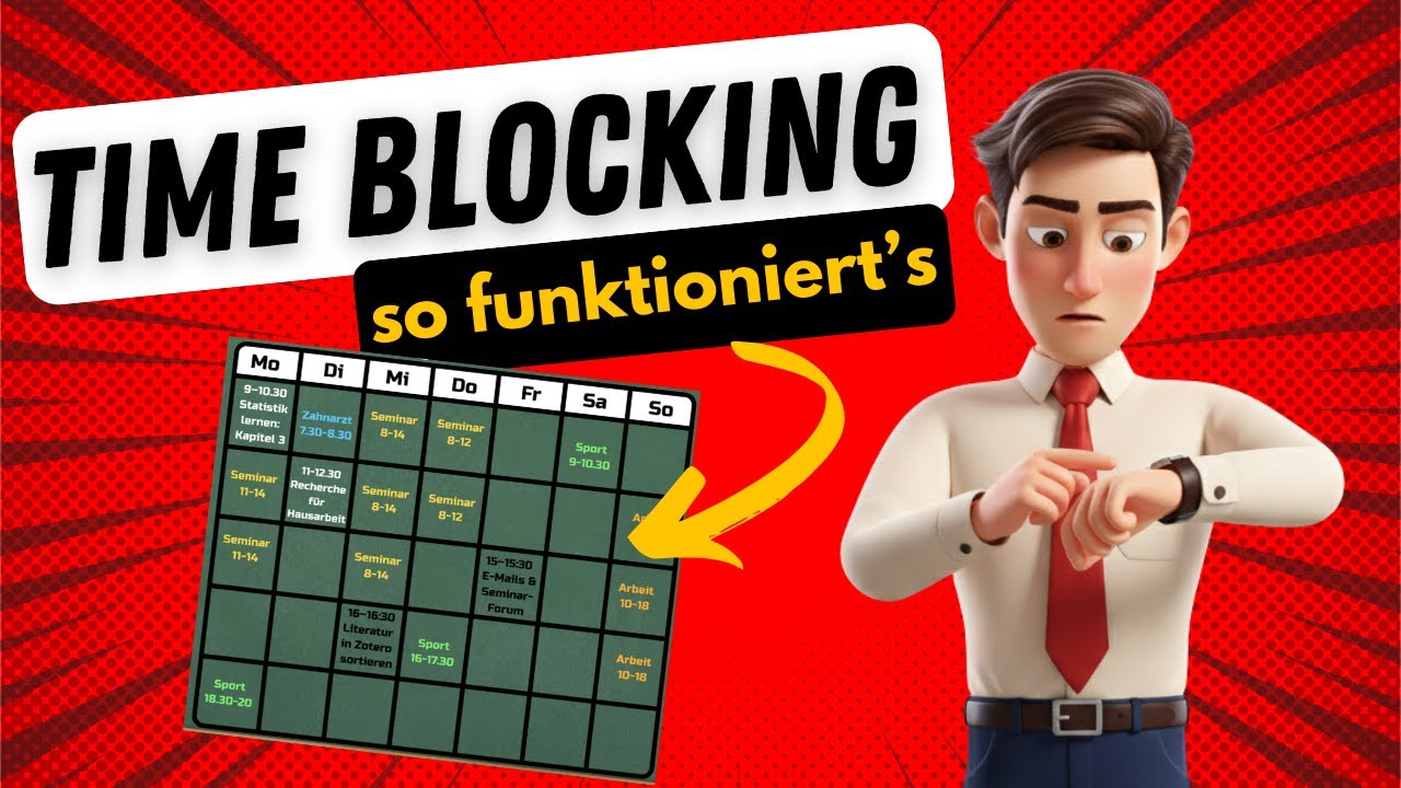Time Blocking Tutorial: So schaffst du endlich mehr in weniger Zeit ⏰✨