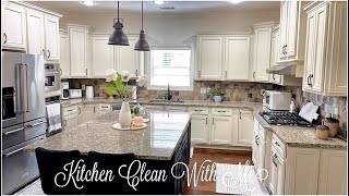 Kitchen Clean \& Decorate With Me | Kitchen Decorating Ideas | Kitchen Decor | Island Styling