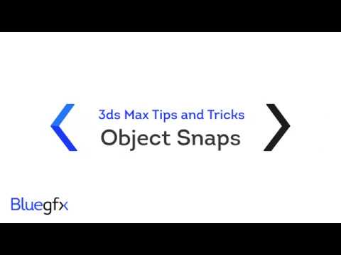 3ds Max Tips and Tricks - Object Snaps