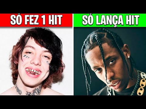 RAPPERS QUE SÓ FIZERAM 1 HIT VS RAPPERS QUE SEMPRE LANÇAM HIT