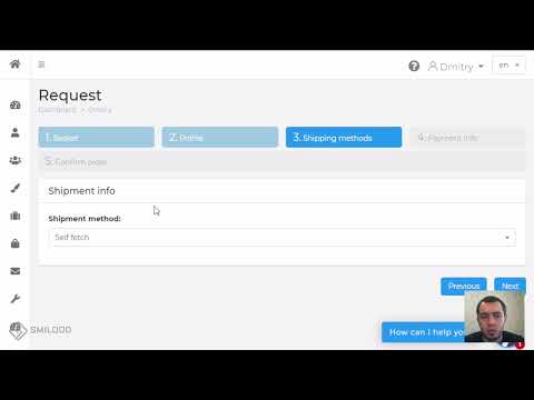 #12 Admin panel: order