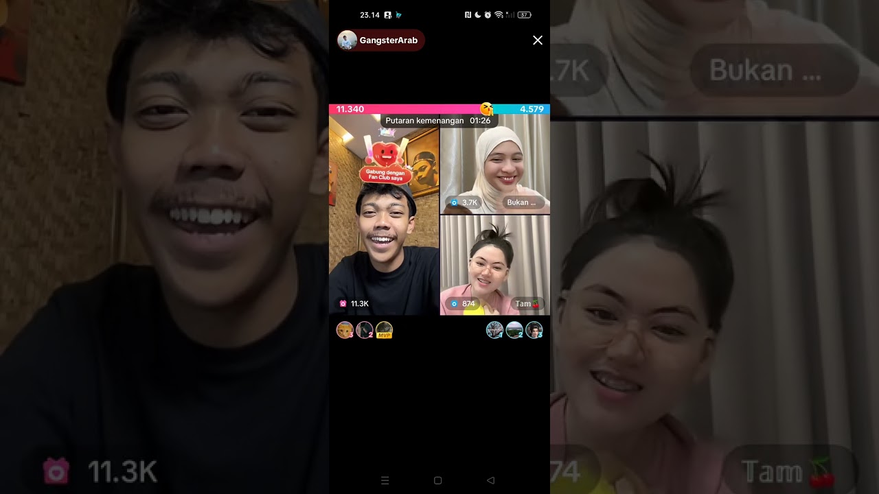 Obos Cep Sanud kasih pantun ke Caca Bukan Arab