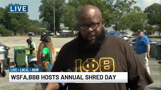 WSFA, BBB wrap up annual Shred Day in Montgomery
