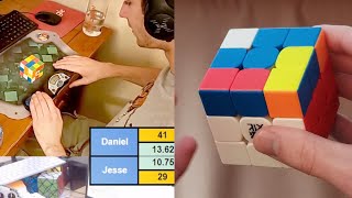 Breakdown of my LIVE ROTATIONLESS 5.89 second solve!