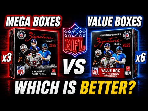 Mega Boxes vs Value Boxes! Which Topps Signature Class Format Is Better?