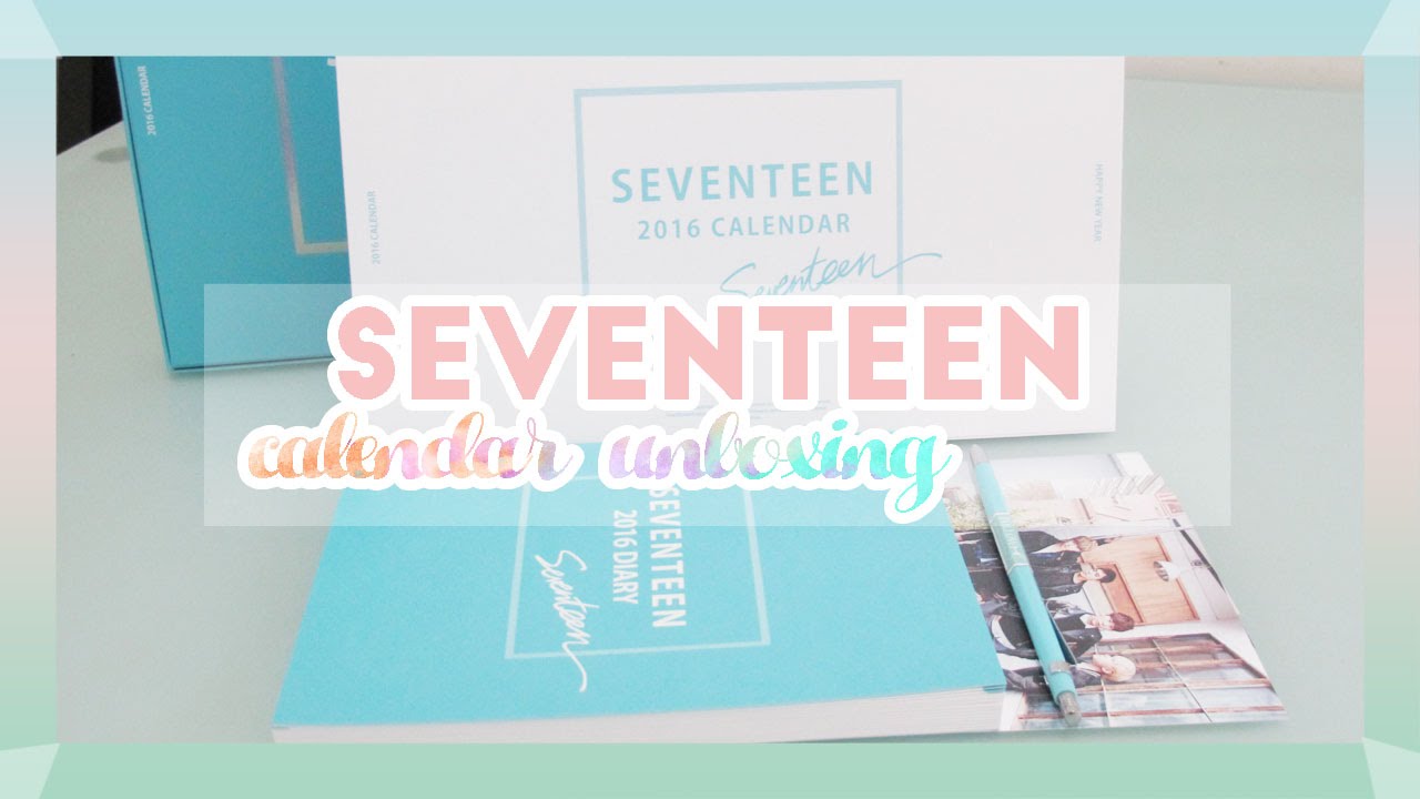 SVT 2016 SEASONS GREETINGS CALENDAR UNBOXING - YouTube