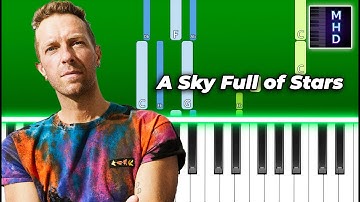 Coldplay - A Sky Full of Stars - Piano Tutorial