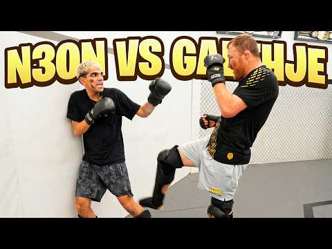 N3on Spars Justin Gaethje!