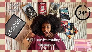 24 HOUR READATHON!📚 Can I make it through a whole day of reading?🫣