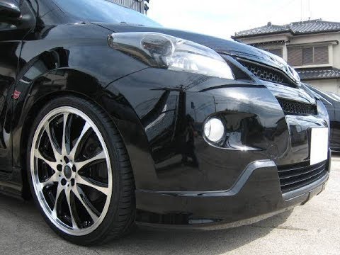 トヨタ イスト 150g フルエアロ フルタップ車高調 19インチアルミホイール 黒革シート ローダウン カスタム例1台 Youtube