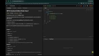 Leetcode 3876. Construct Uniform Parity Array II || 03:09:2026