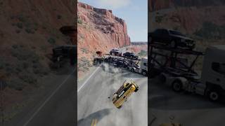 Speeding Car Crashes Into Truck! | 433  BeamNG.drive  #beamngexperiments #beamng #beamngtuf #car
