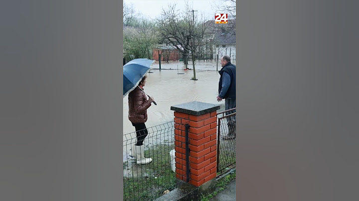 Obilne kiše poplavile su Orahovicu, voda stigla do kuća #news