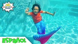 Ryan como sirena con familia! by Ryan's World Español 284,433 views 1 month ago 7 minutes, 30 seconds