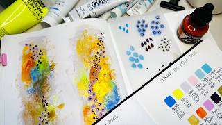 Abstract Art Colour Palette Swatches: Creating Movement | Patreon VIDIII AUG26 🩵 #swatches