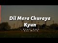 Dil Mera Churaya Kyun -lyrics || Akele Hum Akele Tum || Kumar Sanu, Anu M | @cinephiles_corner