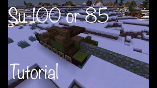 SU-100 / 85 Tutorial MINECRAFT    1.3/1 scale