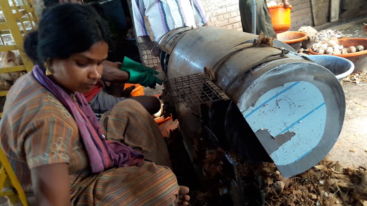 Coconut deshell machine. ...MH ENGINEERING works. .9731068847 - YouTube