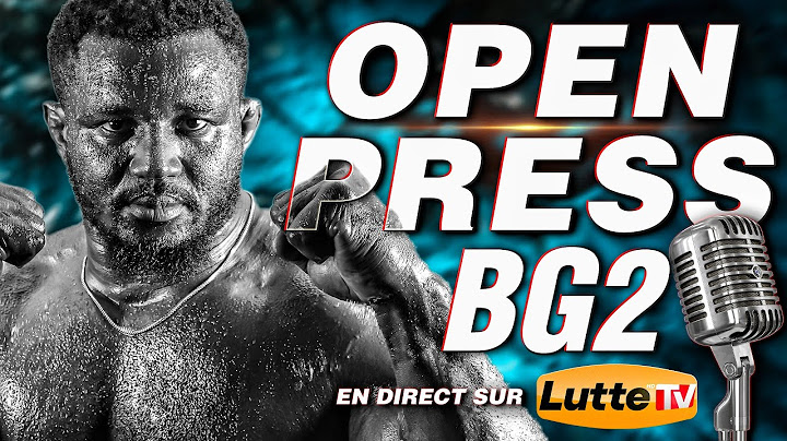 🛑 Direct - Open Press de Balla Gaye 2 pour son combat contre Siteu, ambiance électrique
