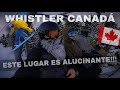 FUÍ AL SKI RESORT MÁS GRANDE DE NORTEAMERICA🇨🇦 WHISTLER BC!!! cuánto cuesta esquiar aquí?🏂🎿$$$