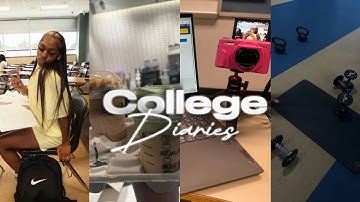 COLLEGE DIARIES EP.01:GRWM,CLASSES,STARBUCKS,GYM,& MORE