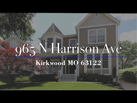 965 N Harrison Ave, Kirkwood, MO home video tour