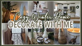 ❄️ COZY WINTER DECORATE WITH ME│TONS OF WINTER DECORATING IDEAS & INSPIRATION FOR YOUR HOME FOR 2024