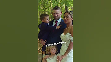 Little boy seeing his mom for the first time at her wedding ❤️