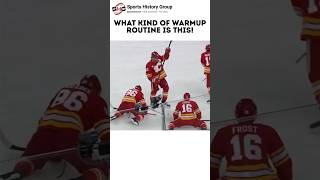 What Kind of Warmup Is This?! 😂🏒 | Flames Pre-Game Vibes in NHL