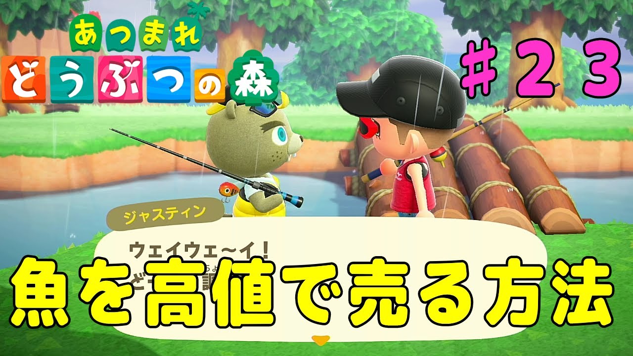 あつまれどうぶつの森 釣った魚を高く売る方法 Youtube