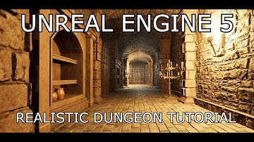 How to make a Realistic Dungeon map in UE5 - Unreal Engine 5 Beginner Level Tutorial FREE Assets