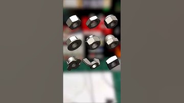 Learn about different nuts #mechanical #engineering