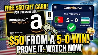 How to Get Free Gift Cards Daily Just by Predicting World Cup Scores! 🔴 (Step-by-Step)
