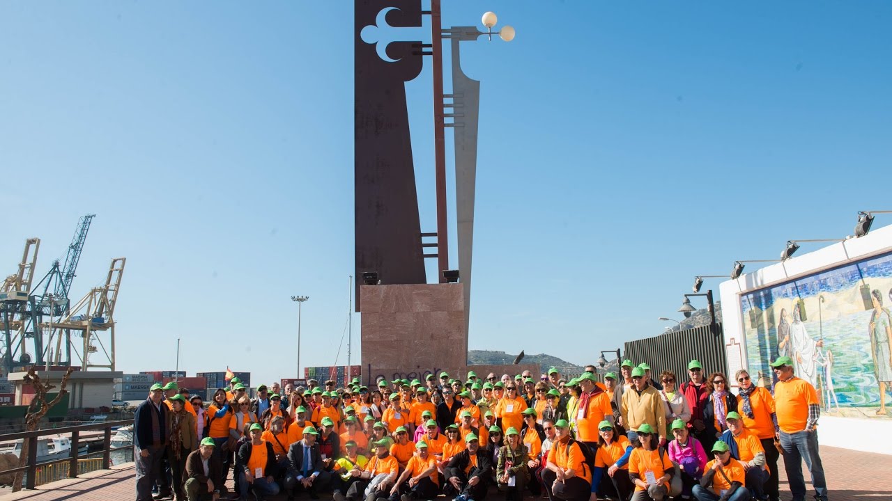 Un grupo de 125 mayores inician su peregrinación a Caravaca desde Cartagena noticias de ultima hora
