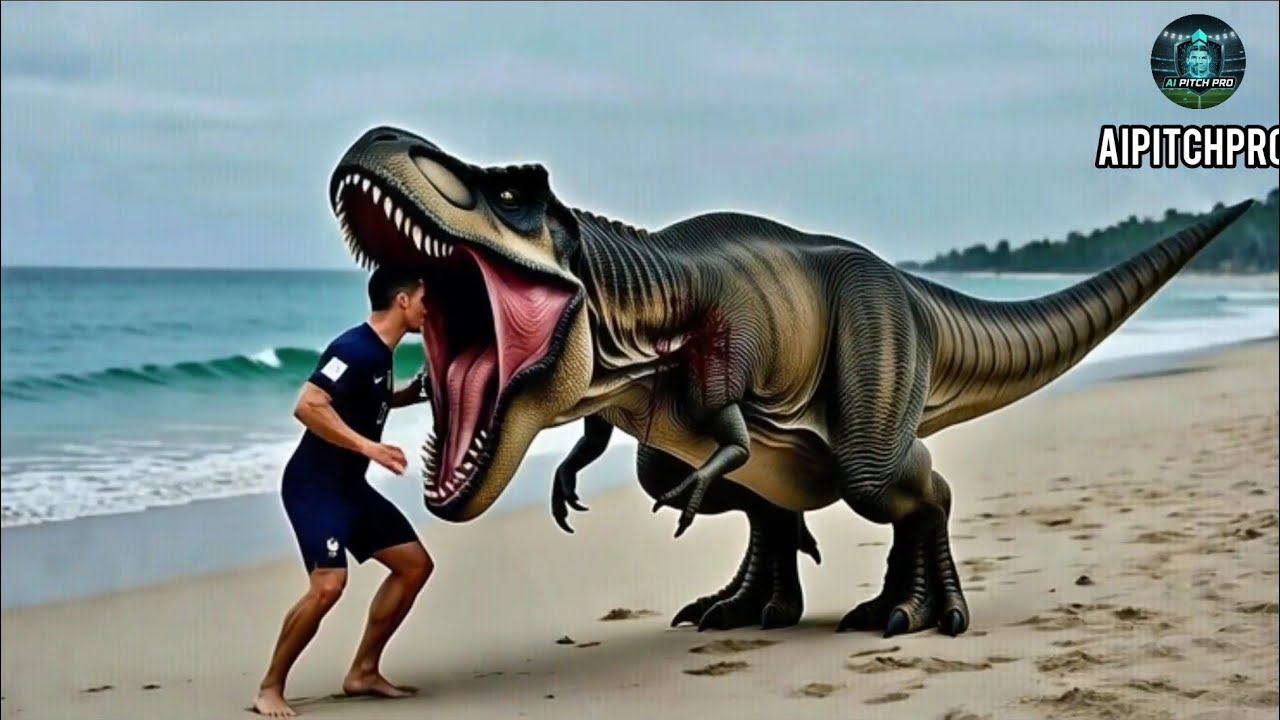 Ronaldo Vs Dinosaurs 🦖||