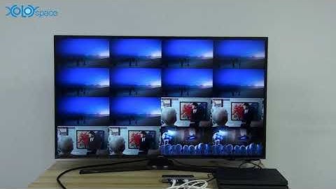 XOLORspace QV1601 4K HDMI 16x1 Multi-viewer 16 HDMI inputs 1 HDMI output