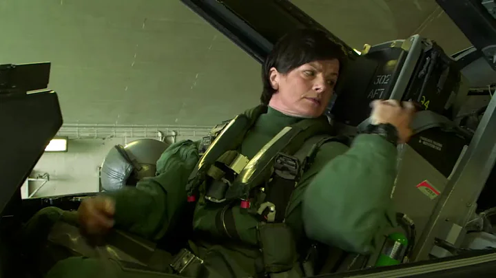 Norway's Only Female F-16 Pilot Maj. Marianne Mjel...
