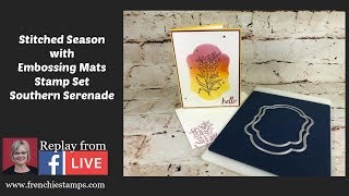 Stitched Seasons with Embossing Mats