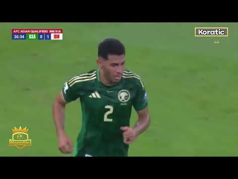 ملخص مباراة السعودية واندونيسيا 1 1 اهداف مباراة السعودية واندونيسيا اهداف السعودية اليوم 