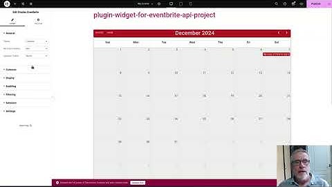 Display Eventbite Events in Elementor