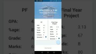 Calculate GPA, SGPA and CGPA of PMAS Arid Agriculture University, Rawalpindi screenshot 5